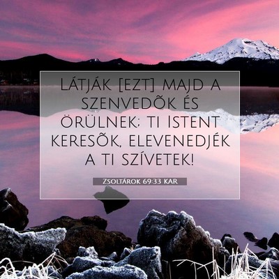 Zsoltárok 69:33 Bibliai vers magyarázata