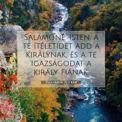 Zsoltárok 72:1 Bibliai vers magyarázata