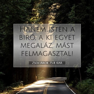 Zsoltárok 75:8 KAR Bibliai verskép