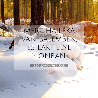 Zsoltárok 76:3 Bibliai vers magyarázata