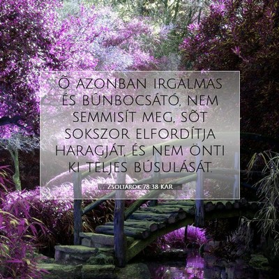 Zsoltárok 78:38 Bibliai vers magyarázata