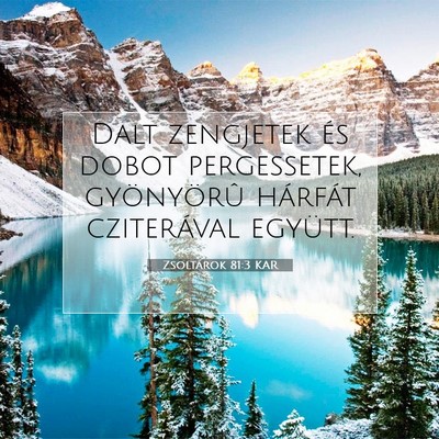Zsoltárok 81:3 Bibliai vers magyarázata