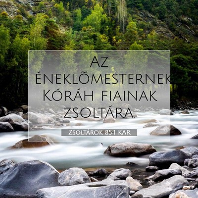 Zsoltárok 85:1 KAR Bibliai verskép