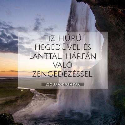 Zsoltárok 92:4 Bibliai vers magyarázata