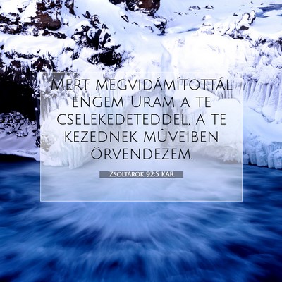 Zsoltárok 92:5 Bibliai vers magyarázata