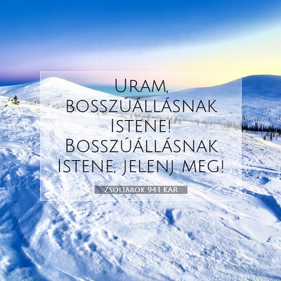 Zsoltárok 94:1 Bibliai vers magyarázata