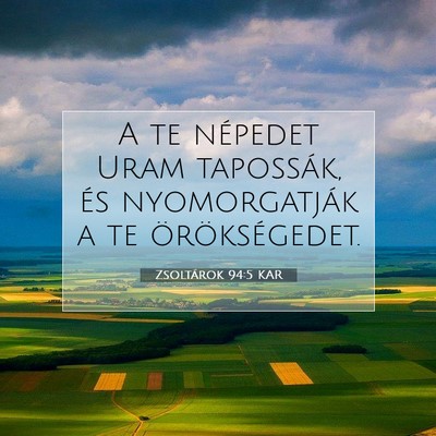 Zsoltárok 94:5 Bibliai vers magyarázata