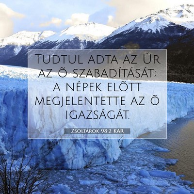 Zsoltárok 98:2 KAR Bibliai verskép