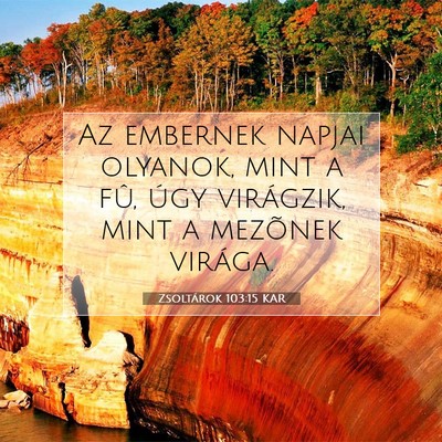 Zsoltárok 103:15 KAR Bibliai verskép