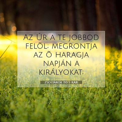 Zsoltárok 110:5 KAR Bibliai verskép