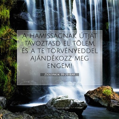 Zsoltárok 119:29 Bibliai vers magyarázata