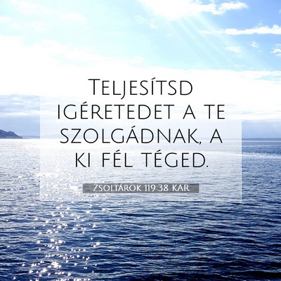 Zsoltárok 119:38 Bibliai vers magyarázata