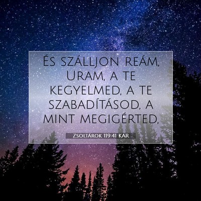 Zsoltárok 119:41 Bibliai vers magyarázata