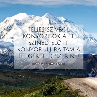 Zsoltárok 119:58 Bibliai vers magyarázata