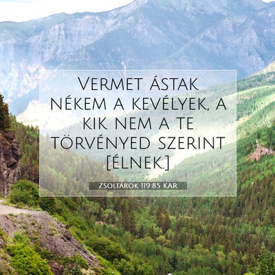 Zsoltárok 119:85 Bibliai vers magyarázata