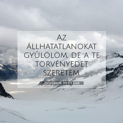 Zsoltárok 119:113 Bibliai vers magyarázata