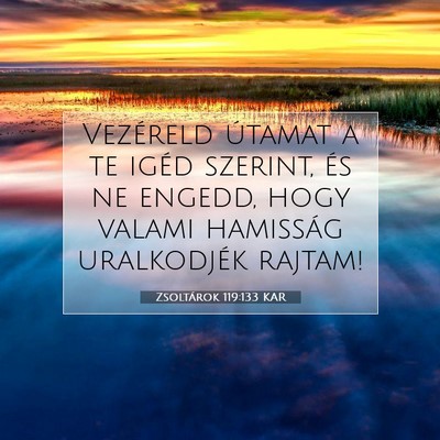 Zsoltárok 119:133 Bibliai vers magyarázata