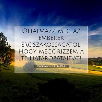 Zsoltárok 119:134 Bibliai vers magyarázata