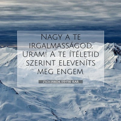 Zsoltárok 119:156 Bibliai vers magyarázata