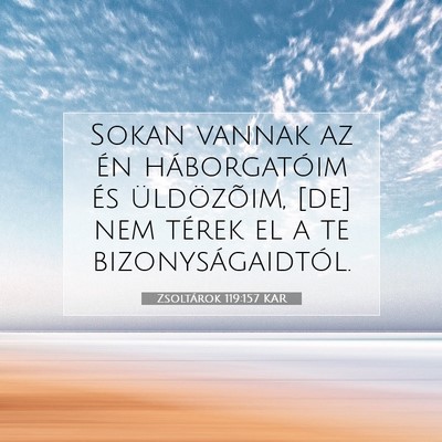 Zsoltárok 119:157 Bibliai vers magyarázata