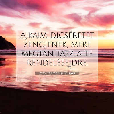 Zsoltárok 119:171 Bibliai vers magyarázata