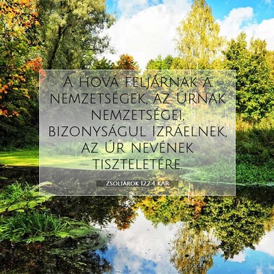 Zsoltárok 122:4 Bibliai vers magyarázata