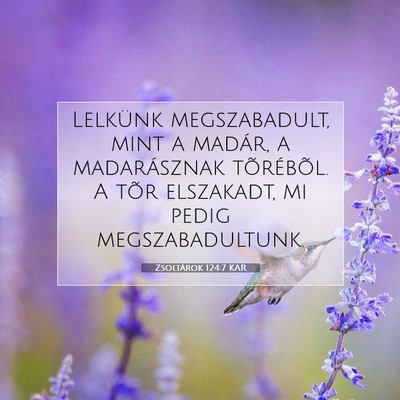 Zsoltárok 124:7 KAR Bibliai verskép