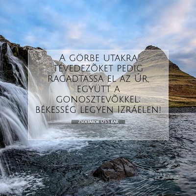Zsoltárok 125:5 KAR Bibliai verskép