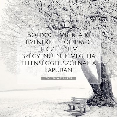Zsoltárok 127:5 Bibliai vers magyarázata