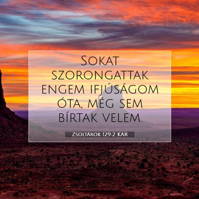 Zsoltárok 129:2 KAR Bibliai verskép