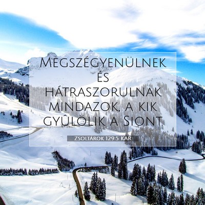 Zsoltárok 129:5 KAR Bibliai verskép