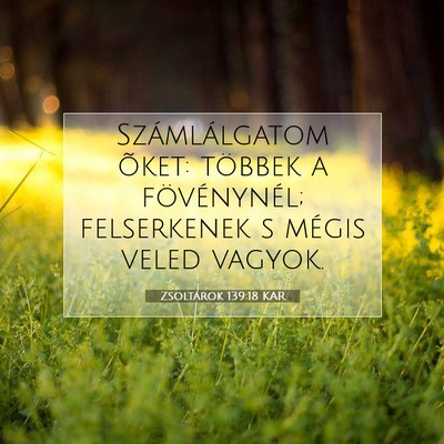 Zsoltárok 139:18 Bibliai vers magyarázata