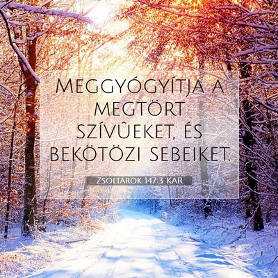 Zsoltárok 147:3 KAR Bibliai verskép