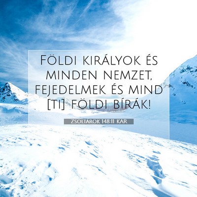 Zsoltárok 148:11 KAR Bibliai verskép