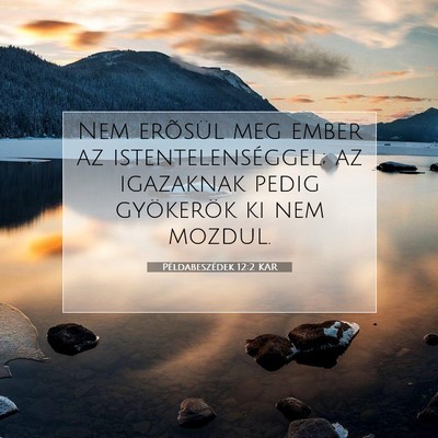 Példabeszédek 12:2 KAR Bibliai verskép