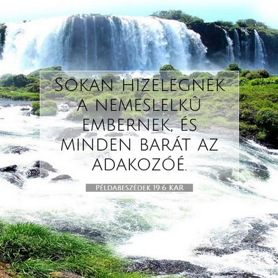 Példabeszédek 19:6 KAR Bibliai verskép