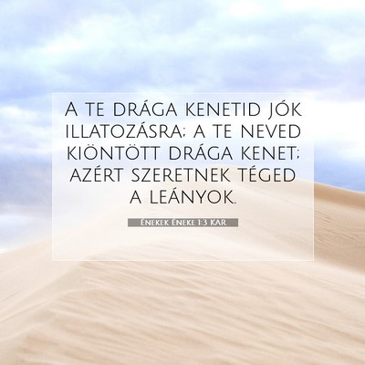 Énekek Éneke 1:3 Bibliai vers magyarázata