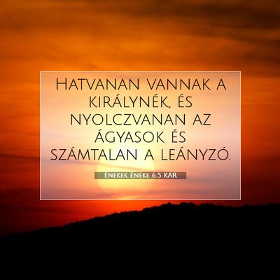 Énekek Éneke 6:5 Bibliai vers magyarázata