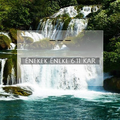 Énekek Éneke 6:11 Bibliai vers magyarázata