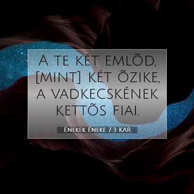 Énekek Éneke 7:3 Bibliai vers magyarázata