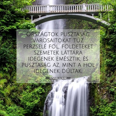 Ézsaiás 1:7 Bibliai vers magyarázata