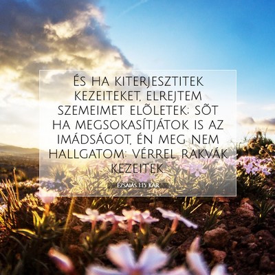 Ézsaiás 1:15 Bibliai vers magyarázata