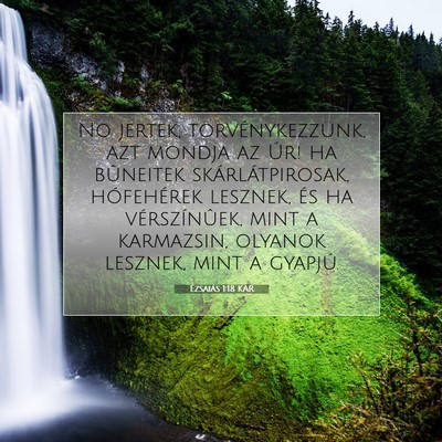 Ézsaiás 1:18 Bibliai vers magyarázata