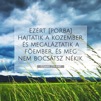 Ézsaiás 2:9 KAR Bibliai verskép