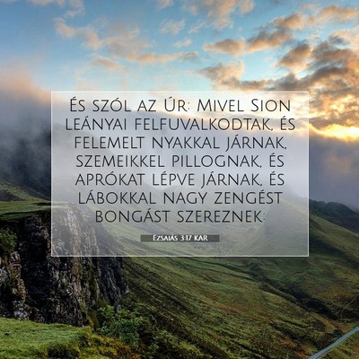 Ézsaiás 3:17 KAR Bibliai verskép