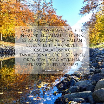 Ézsaiás 9:6 KAR Bibliai verskép