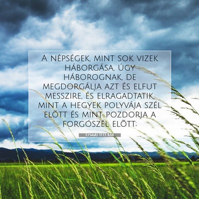 Ézsaiás 17:13 KAR Bibliai verskép