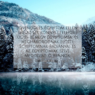 Ézsaiás 19:1 KAR Bibliai verskép