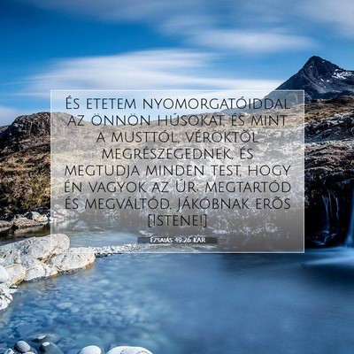 Ézsaiás 49:26 KAR Bibliai verskép