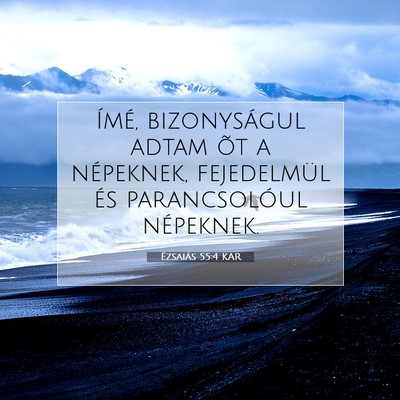 Ézsaiás 55:4 KAR Bibliai verskép
